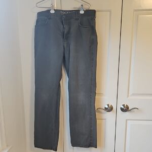 Dockers Men's Charcoal Straight Jeans